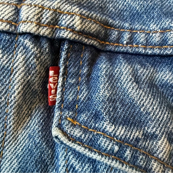 Vintage 1980s Levi’s Type 3 Trucker Blue Denim Jacket 70506 Made In USA 42R - Picture 7 of 16